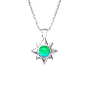 Teeny Star Pendant Cute Sterling Silver Crystal Jewelry